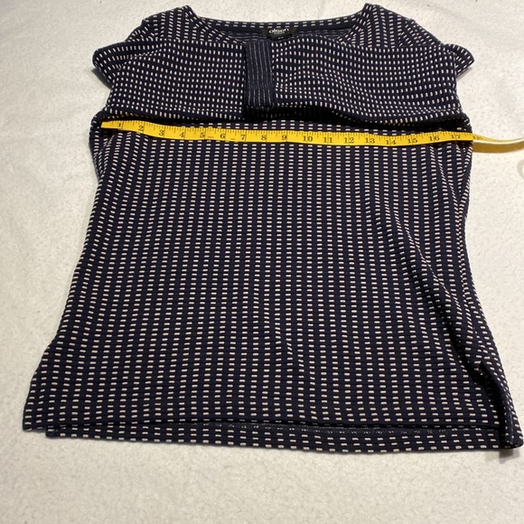 OLSEN EUROPE BLACK/WHITE PATTERNED SWEATER /TOP SIZE S/6. - Picture 8 of 11